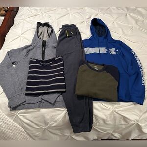 Men’s Clothing bundle tops, Hoodies and joggers